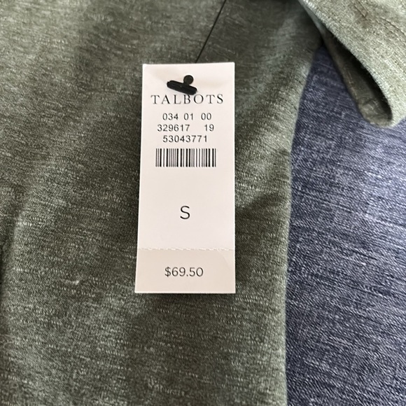 NWT Talbots Size S Green Long Length Cardigan - Picture 5 of 7